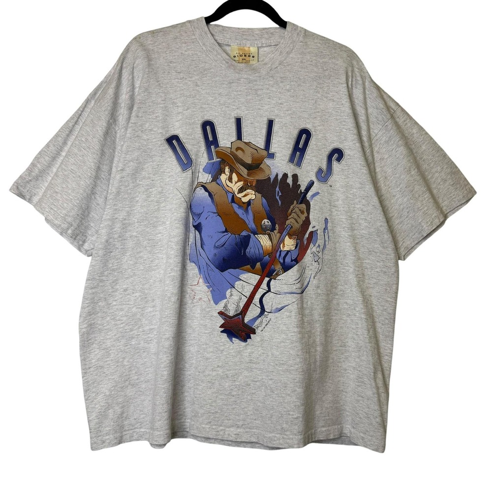 90s Vintage Dallas Cowboys Tee Mens 2XL Breakthrough Nutmeg Style NFL Football